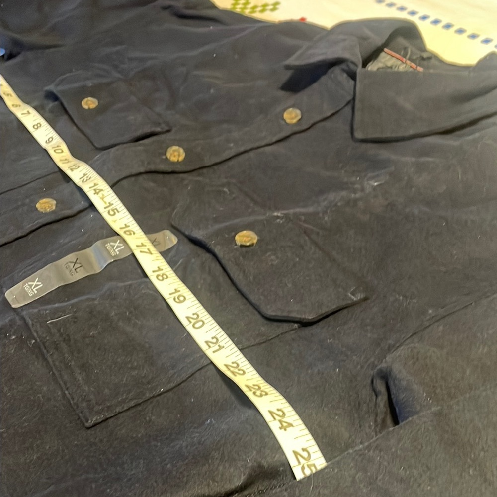Men's Tonny Hilfiger Shirt Jacket 
Navy blue Button-Up Shirt - Picture 5 of 8